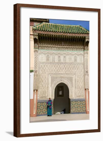 Zawiyya of Sidi Bel Abbes, Marrakech, Morocco, North Africa, Africa-Guy Thouvenin-Framed Photographic Print