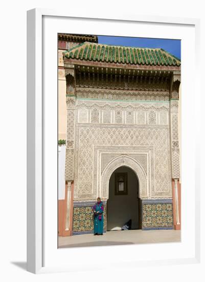 Zawiyya of Sidi Bel Abbes, Marrakech, Morocco, North Africa, Africa-Guy Thouvenin-Framed Photographic Print