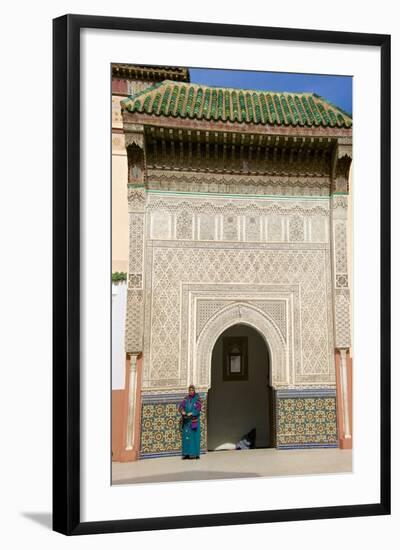 Zawiyya of Sidi Bel Abbes, Marrakech, Morocco, North Africa, Africa-Guy Thouvenin-Framed Photographic Print