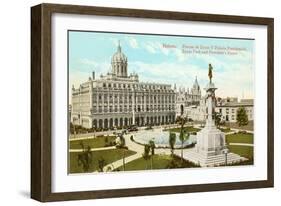 Zayas Park, President's House, Havana, Cuba-null-Framed Art Print