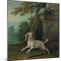 Zaza, the Dog, C.1730-Jean-Baptiste Oudry-Mounted Giclee Print