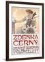 Zdenka Cerny, the Greatest Bohemian Violoncellist, 1913-Alphonse Mucha-Framed Giclee Print