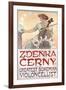 Zdenka Cerny, the Greatest Bohemian Violoncellist, 1913-Alphonse Mucha-Framed Giclee Print