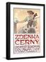 Zdenka Cerny, the Greatest Bohemian Violoncellist, 1913-Alphonse Mucha-Framed Premium Giclee Print