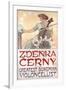 Zdenka Cerny, the Greatest Bohemian Violoncellist, 1913-Alphonse Mucha-Framed Premium Giclee Print