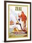 Zeal-null-Framed Art Print