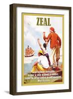 Zeal-null-Framed Art Print