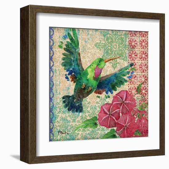 Zealous Hummingbird I-Paul Brent-Framed Art Print