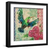 Zealous Hummingbird I-Paul Brent-Framed Art Print