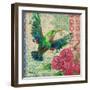 Zealous Hummingbird I-Paul Brent-Framed Art Print