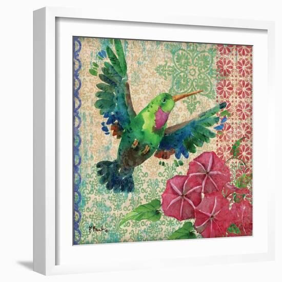 Zealous Hummingbird I-Paul Brent-Framed Art Print