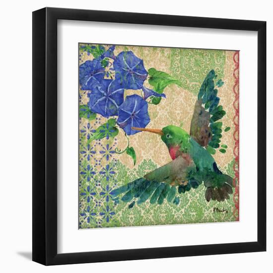 Zealous Hummingbird II-Paul Brent-Framed Art Print