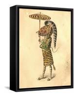 Zebra 1873 'Missing Links' Parade Costume Design-Charles Briton-Framed Stretched Canvas