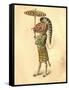 Zebra 1873 'Missing Links' Parade Costume Design-Charles Briton-Framed Stretched Canvas