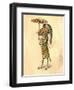 Zebra 1873 'Missing Links' Parade Costume Design-Charles Briton-Framed Giclee Print