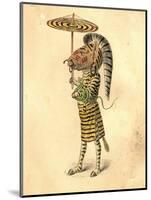 Zebra 1873 'Missing Links' Parade Costume Design-Charles Briton-Mounted Giclee Print