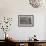 Zebra Abstraction-Jorge Llovet-Framed Art Print displayed on a wall
