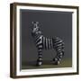 Zebra - After Stubbs, 2018,-Peter Jones-Framed Giclee Print