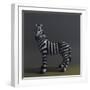 Zebra - After Stubbs, 2018,-Peter Jones-Framed Giclee Print