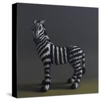 Zebra - After Stubbs, 2018,-Peter Jones-Stretched Canvas