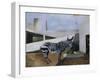 Zebra and Parachute-Christopher Wood-Framed Giclee Print