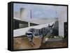 Zebra and Parachute-Christopher Wood-Framed Stretched Canvas