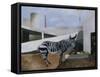 Zebra and Parachute-Christopher Wood-Framed Stretched Canvas