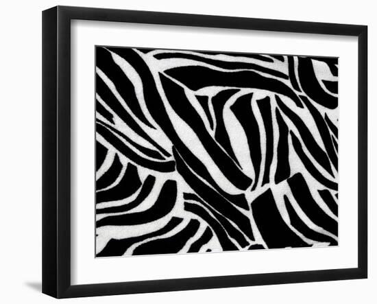 Zebra Animal Print For Backgrounds And Textures-chandanaroy-Framed Art Print