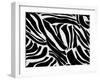 Zebra Animal Print For Backgrounds And Textures-chandanaroy-Framed Art Print