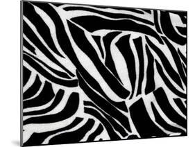 Zebra Animal Print For Backgrounds And Textures-chandanaroy-Mounted Art Print