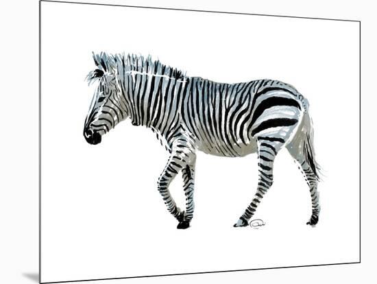 Zebra Blues-OnRei-Mounted Art Print