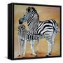 Zebra Bonding-Cherie Roe Dirksen-Framed Stretched Canvas