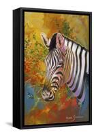 Zebra Days-Graeme Stevenson-Framed Stretched Canvas