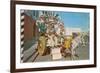 Zebra Donkey Cart, Tijuana, Mexico-null-Framed Premium Giclee Print