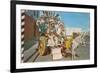 Zebra Donkey Cart, Tijuana, Mexico-null-Framed Premium Giclee Print