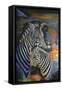 Zebra Dreams-Sue Clyne-Framed Stretched Canvas