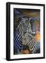 Zebra Dreams-Sue Clyne-Framed Giclee Print
