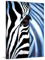 Zebra Face-Cherie Roe Dirksen-Stretched Canvas