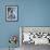 Zebra Face-Cherie Roe Dirksen-Framed Giclee Print displayed on a wall