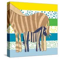 Zebra Family-Z Studio-Stretched Canvas