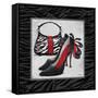 Zebra Fashion II-Todd Williams-Framed Stretched Canvas