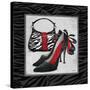 Zebra Fashion II-Todd Williams-Stretched Canvas