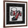 Zebra Fashion II-Todd Williams-Framed Art Print