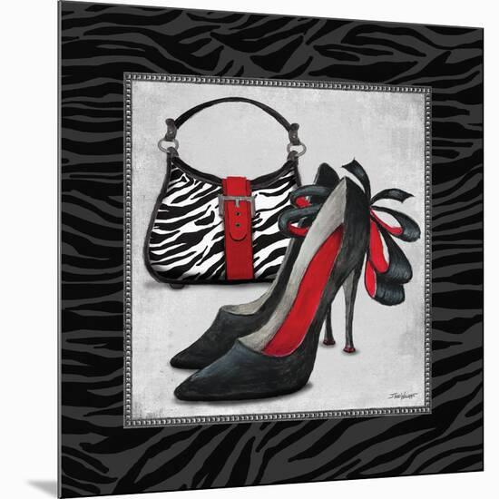 Zebra Fashion II-Todd Williams-Mounted Art Print