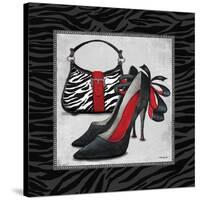 Zebra Fashion II-Todd Williams-Stretched Canvas