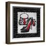 Zebra Fashion II-Todd Williams-Framed Art Print