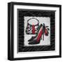 Zebra Fashion II-Todd Williams-Framed Art Print