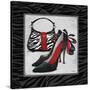 Zebra Fashion II-Todd Williams-Stretched Canvas