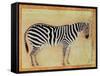 Zebra, from the "Minto Album," Mughal, 1621-Ustad Mansur-Framed Stretched Canvas