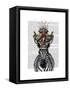 Zebra Head Trophy-Fab Funky-Framed Stretched Canvas